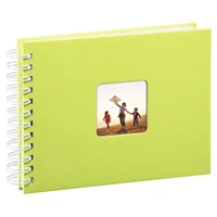 Hama album klasick spirlov FINE ART 24x17 cm, 50 stran, kiwi, bl listy