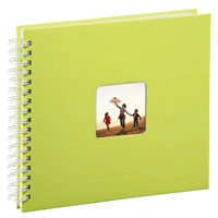 Hama album klasick spirlov FINE ART 28x24 cm, 50 stran, kiwi, bl listy