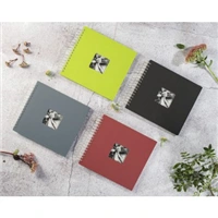 Hama album klasick spirlov FINE ART 28x24 cm, 50 stran, kiwi, bl listy