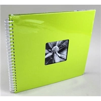 Hama album klasick spirlov FINE ART 36x32 cm, 50 stran, kiwi, bl listy
