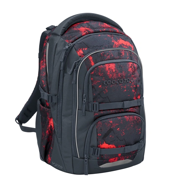 Školní batoh coocazoo PORTER, Broken Black, AGR certifikát