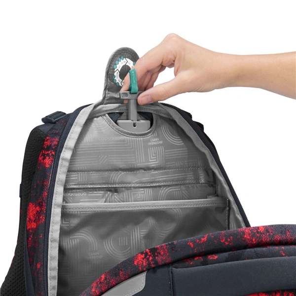 Školní batoh coocazoo PORTER, Broken Black, AGR certifikát