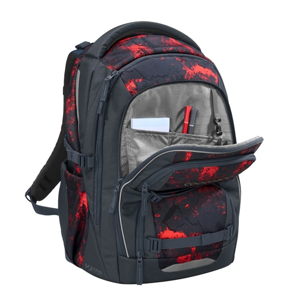 Školní batoh coocazoo PORTER, Broken Black, AGR certifikát