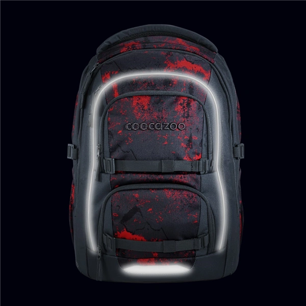 Školní batoh coocazoo PORTER, Broken Black, AGR certifikát