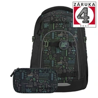 Školní batoh coocazoo MATE, Humedica, Free Spirit - 3 dílný set, AGR certifikát