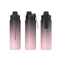 Izolovaná láhev na pití z nerezové oceli coocazoo 0,7 l, Gradient Rose