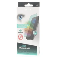 Hama Anti-Bluelight+Antibacterial, 3D ochrann sklo pro Apple iPhone 13 mini