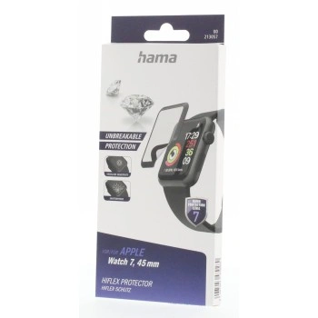 Hama Hiflex, ochrana displeje pro Apple Watch 7 / 8, 45 mm, nerozbitná