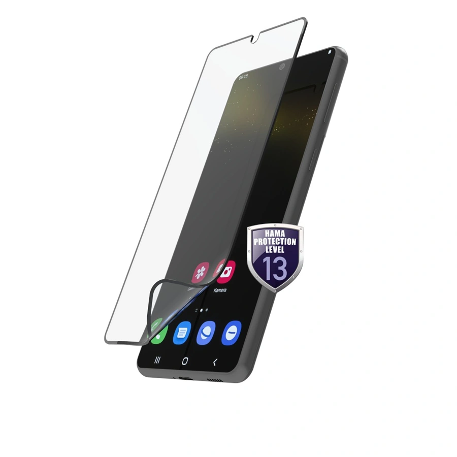 Hama Hiflex, ochrana displeje pro Samsung Galaxy S22+/ S23+, nerozbitná, bezpečnostní třída 13