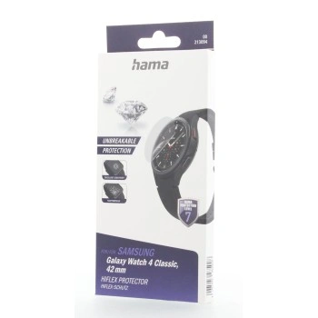 Hama Hiflex, ochrana displeje pro Samsung Galaxy Watch 4 Classic, 42 mm, nerozbitná