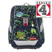 Školní aktovka/batoh 2IN1 PLUS pro prvňáčky – 6dílný set, Step by Step Wild T-Rex Taro