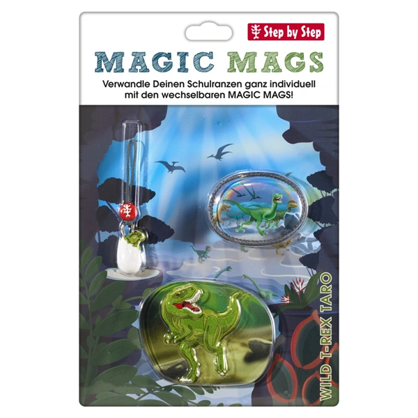 Doplňková sada obrázků MAGIC MAGS Wild T-Rex Taro k aktovkám GRADE, SPACE, CLOUD, 2v1 a KID