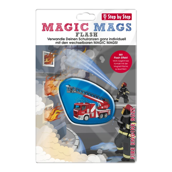Blikající obrázek Magic Mags Flash Fire Engine Buzz ke Step by Step GRADE, SPACE, CLOUD, 2IN1 a KID