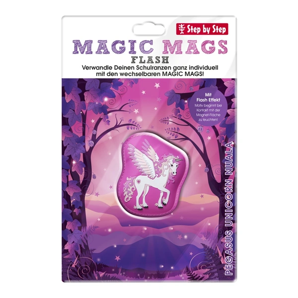 Blikající obrázek Magic Mags Flash Pegasus Unicorn Nuala, Step by Step GRADE,SPACE,CLOUD,2IN1, KID
