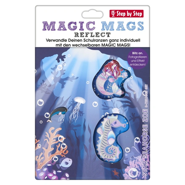 Doplňková sada obrázků MAGIC MAGS Seahorse Zoe k aktovkám GRADE, SPACE, CLOUD, 2v1 a KID