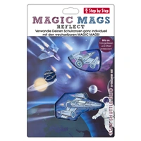 Doplkov sada obrzk MAGIC MAGS Vesmrn lo ELIO k aktovkm GRADE, SPACE, CLOUD, 2v1 a KID