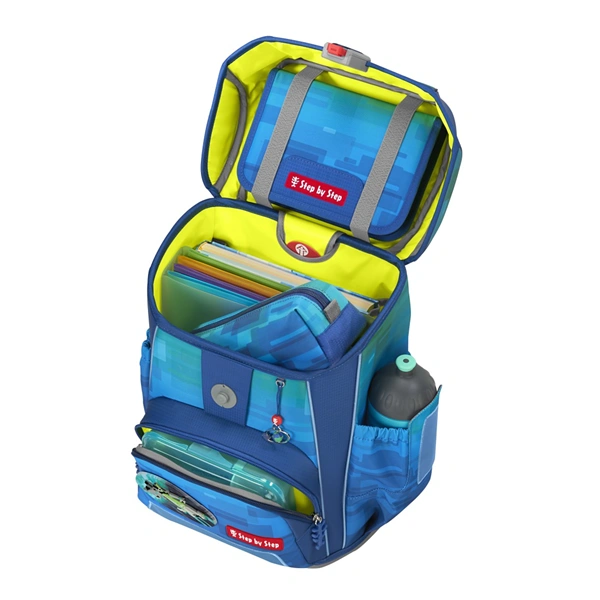 Školní aktovka Step by Step CLOUD OCEAN, Space Craft Spike - 5 dílný set, AGR certifikát