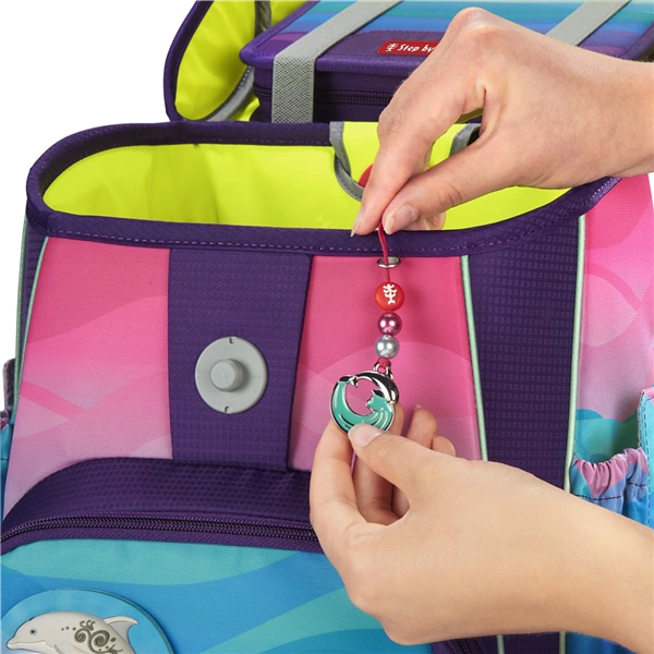 Školní aktovka Step by Step CLOUD OCEAN, Dolphin Lana - 5 dílný set, AGR certifikát