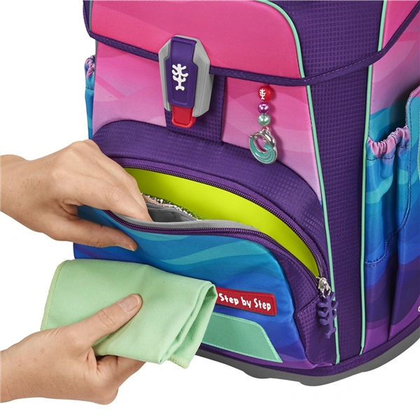 Školní aktovka Step by Step CLOUD OCEAN, Dolphin Lana - 5 dílný set, AGR certifikát