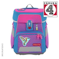 Školní aktovka Step by Step SPACE NEON, Kolibri Kaja - 5 dílný set, AGR certifikát