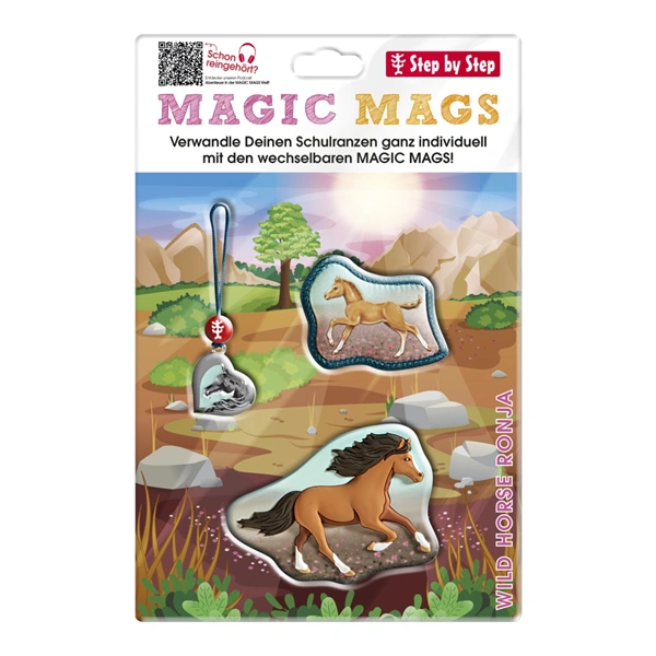 Doplňková sada obrázků MAGIC MAGS Wild Horse Ronja k aktovkám GRADE, SPACE, CLOUD, 2IN1 a KID