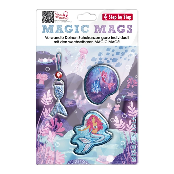 Doplňková sada obrázků MAGIC MAGS Mermaid Lola k aktovkám GRADE, SPACE, CLOUD, 2IN1 a KID