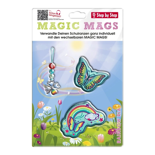 Doplňková sada obrázků MAGIC MAGS Rainbow Ria k aktovkám GRADE, SPACE, CLOUD, 2IN1 a KID