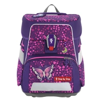 Školní aktovka Step by Step SPACE SHINE, Butterfly Night Ina - 5 dílný set, AGR certifikát