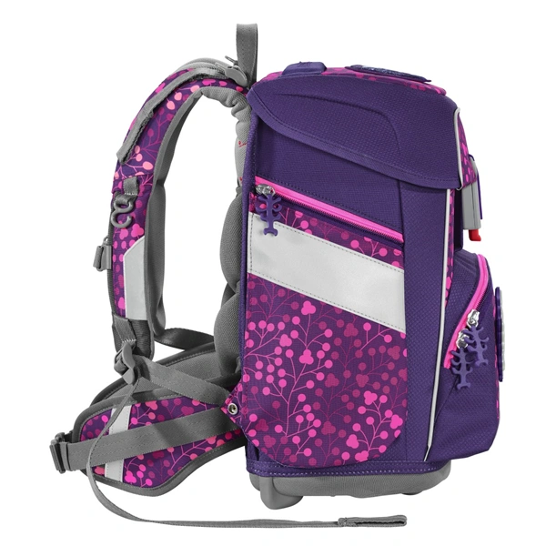 Školní aktovka Step by Step SPACE SHINE, Butterfly Night Ina - 5 dílný set, AGR certifikát