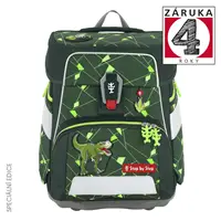 Školní aktovka Step by Step SPACE SHINE, Dino Night Tyro - 5 dílný set, AGR certifikát
