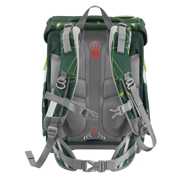 Školní aktovka Step by Step SPACE SHINE, Dino Night Tyro - 5 dílný set, AGR certifikát