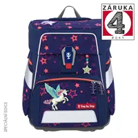 Školní aktovka Step by Step SPACE SHINE, Pegasus Night Nuala - 5 dílný set, AGR certifikát