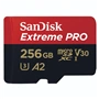 SanDisk Extreme PRO microSDXC 256GB + SD Adapter 200MB/s & 140MB/s A2 C10 V30 UHS-I U3