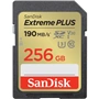 SanDisk Extreme PLUS 256 GB SDXC Memory Card 190 MB/s & 130 MB/s, UHS-I, Class 10, U3, V30