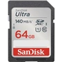 SanDisk Ultra 64 GB SDXC Memory Card 140 MB/s