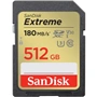 SanDisk Extreme 512 GB SDXC Memory Card 180 MB/s & 130 MB/s, UHS-I, Class 10, U3, V30