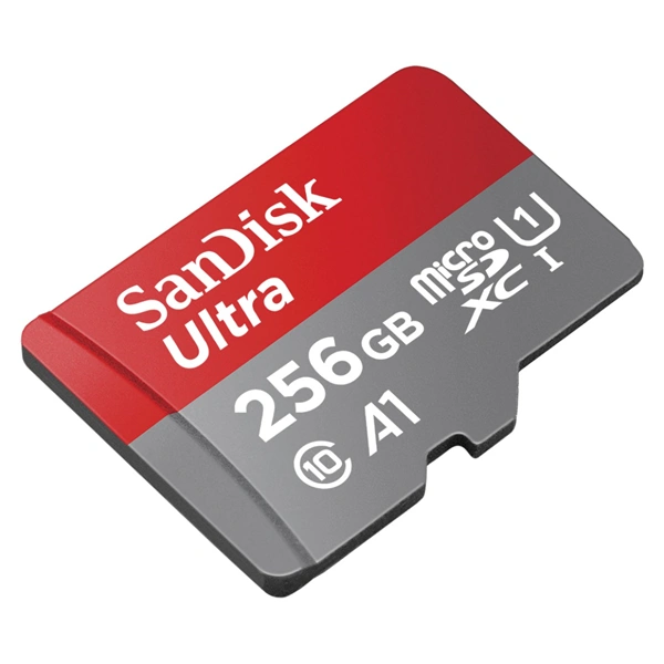 SanDisk Ultra microSDXC 256 GB + SD Adapter 150 MB/s  A1 Class 10 UHS-I