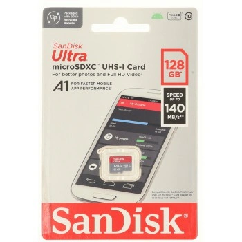SanDisk Ultra microSDXC 128 GB (A1/UHS-I/Cl.10/140 MB/s)