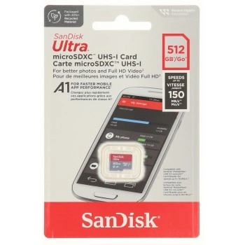 SanDisk Ultra microSDXC 512 GB (A1/UHS-I/Cl.10/150 MB/s)