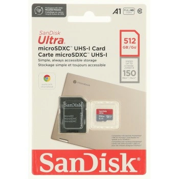 SanDisk Ultra microSDXC card for Chromebooks 512 GB, 150 MB/s, UHS-I, s adaptérem