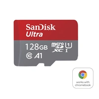 SanDisk Ultra microSDXC card for Chromebooks 128 GB, 140 MB/s, UHS-I, s adaptérem
