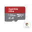 SanDisk Ultra microSDXC card for Chromebooks 128 GB, 140 MB/s, UHS-I, s adaptérem