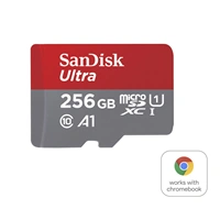 SanDisk Ultra microSDXC card for Chromebooks 256 GB, 150 MB/s, UHS-I, s adaptérem