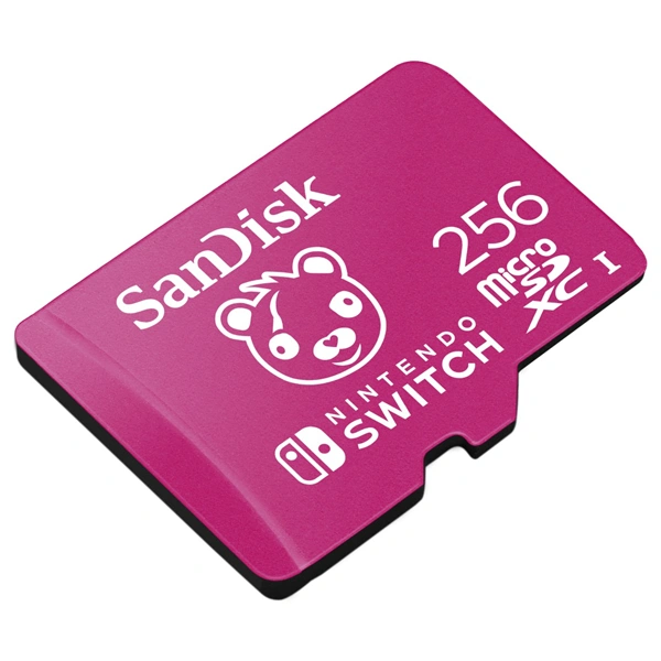 SanDisk Nintendo MicroSD UHS I Card - Fortnite Edition, Cuddle Team,  256 GB