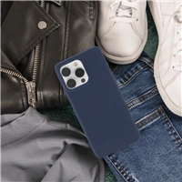 Hama Finest Feel, kryt pro Apple iPhone 14, tmav modr
