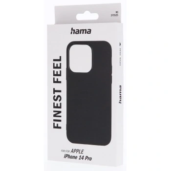 Hama Finest Feel, kryt pro Apple iPhone 14 Pro, černý