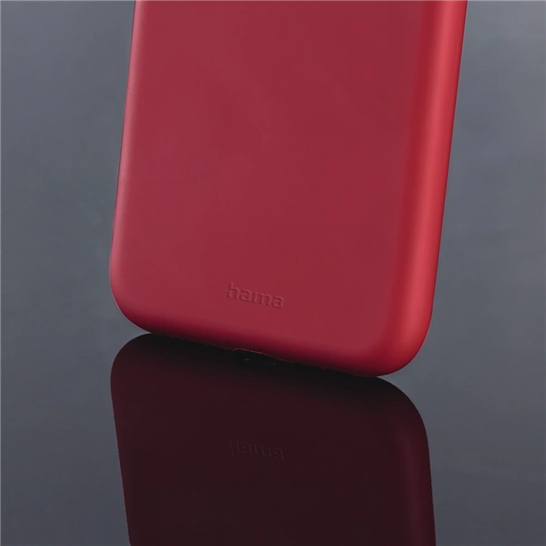Hama Finest Feel, kryt pro Apple iPhone 14 Pro, červený