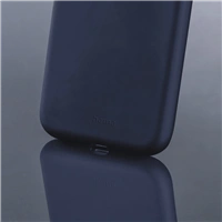 Hama Finest Feel, kryt pro Apple iPhone 14 Pro, tmavě modrý