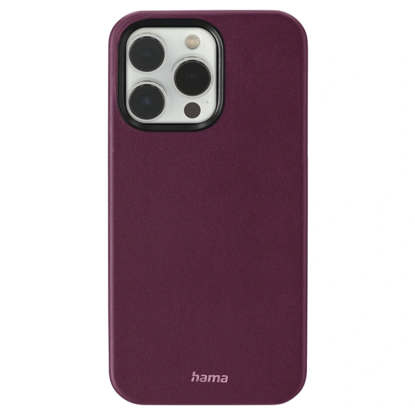 Hama Finest Sense, kryt pro Apple iPhone 14 Pro, umělá kůže, bordový