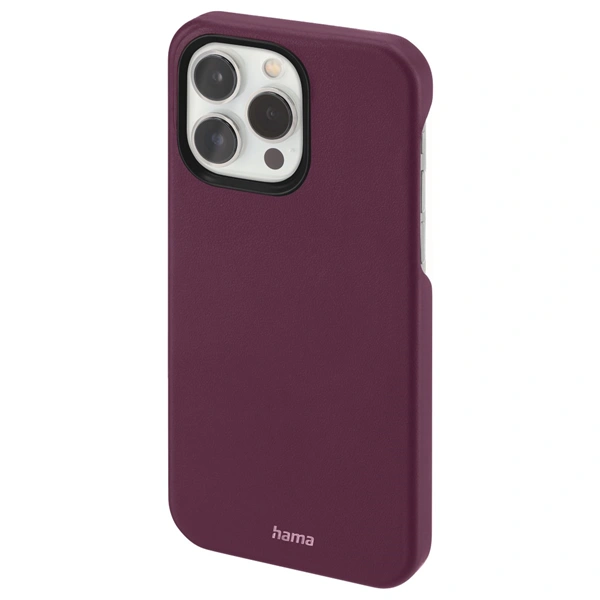 Hama Finest Sense, kryt pro Apple iPhone 14 Pro, umělá kůže, bordový